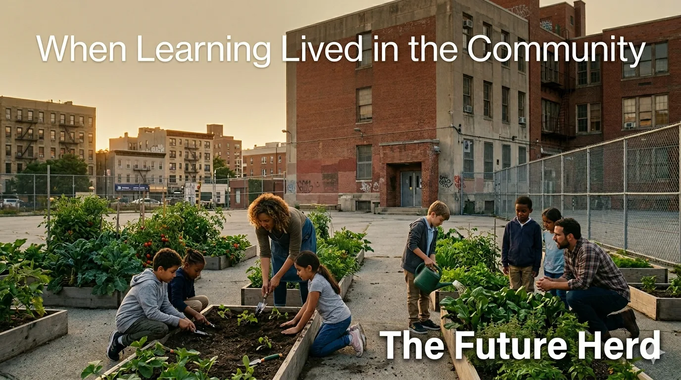 Learning Is the Infrastructure