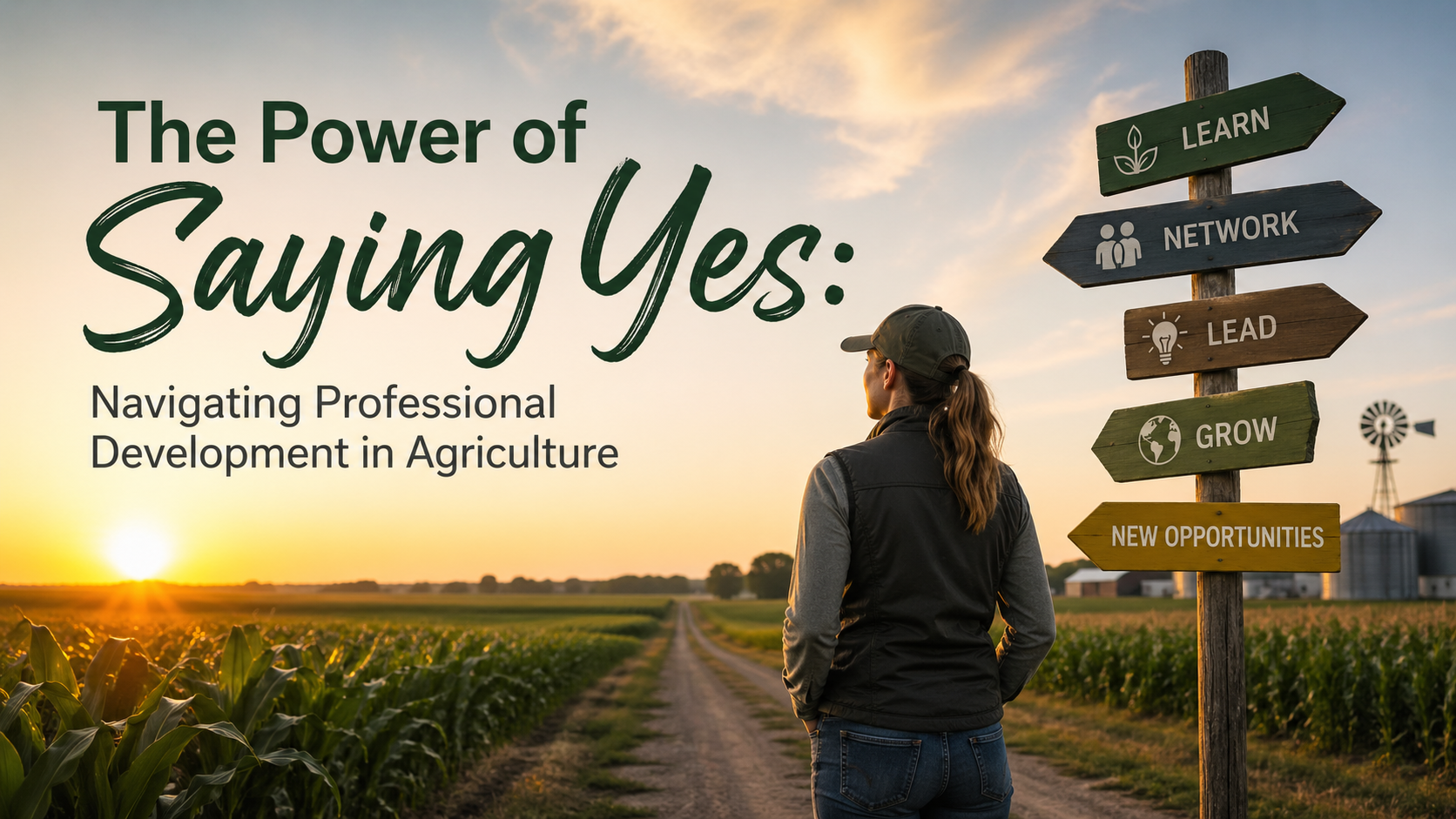 The Power of Saying Yes: Navigating Professional Development in Agriculture